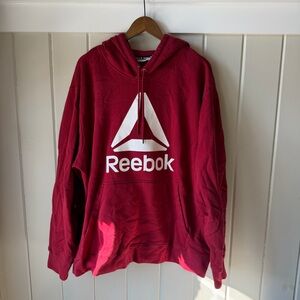 Men’s Reebok Red Hoodie, Size Size XXL